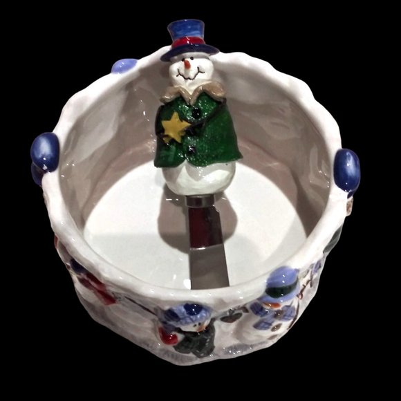 Sonoma Christmas Dip Bowl and Spreader Set , Button Up Dip Mix Set, Dipping Bowl - Picture 1 of 10